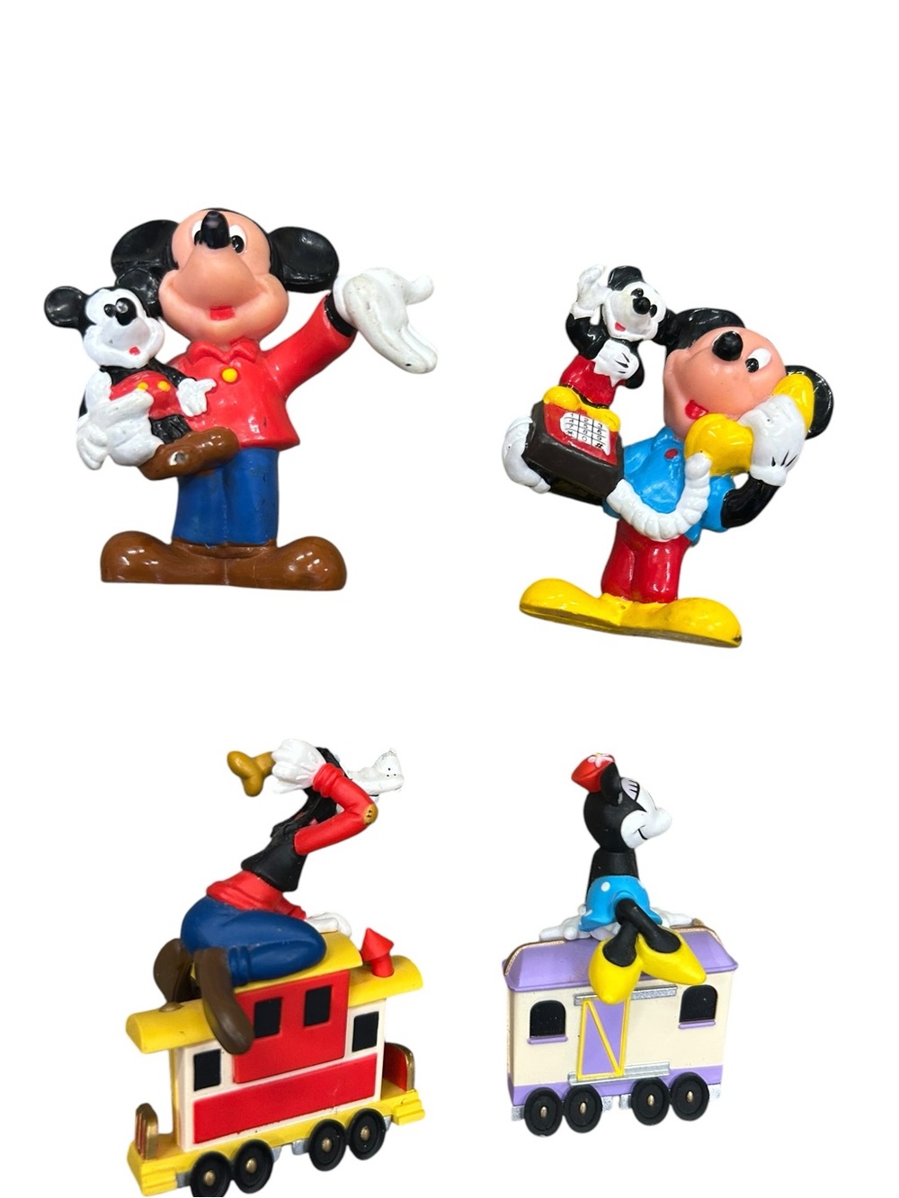 Disney Mickey, Minnie, Pluto 80’s-90’s figurines toys